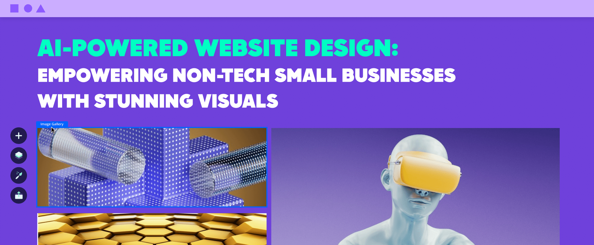 AI-Powered Website Design: Empowering Non-Tech Small Businesses with Stunning Visuals