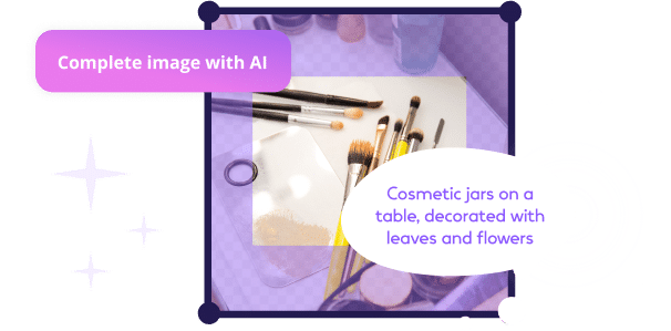 AI tool for image completion