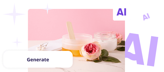 http://AI-powered%20skincare%20innovation%20with%20'Generate'%20button